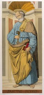 Be the first one to write a review. Saint Peter The First Pope Depicted Drawing By Mary Evans Picture Library
