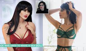 Influencer claims sex doll company modelled racy figurine after her | Daily  Mail Online