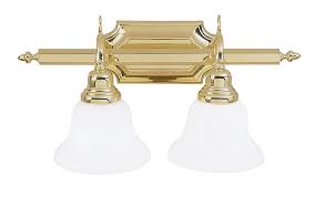 2 Light Polished Brass Bath Light 1282 02 Alex Dee Lighting