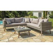 Composé d'un canapé 2 places, de deux fauteuils et de 3 tables d'appoint, le salon de jardin komodo très moderne, le salon de jardin komodo trouve aussi bien sa place en intérieur qu'en extérieur. Achat Salon Jardin Bas Resine Pas Cher Ou D Occasion Rakuten