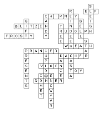 Or, download the editable version for just $5 either way, you can print this letter from santa in just moments. Christmas Crossword