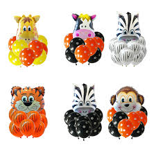 99 ($8.99/count) get it as soon as mon, mar 1. 9pcs Set Tiger Zebra Lion Monkey Animal Helium Foil Latex Balloon Birthday Party Decoration Animal Zoo Theme Supply Kid Toy Gift Super Promo 43bca Goteborgsaventyrscenter