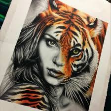 Sick Art On Twitter Tiger Art Amazing Art Art Painting