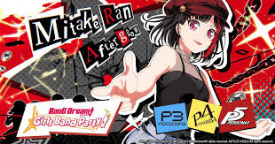 Roselia participates in a nfo* collaboration event at an experiential theme park. Bang Dream Girls Band Party X Persona Series Collaboration Starting In English Version On February 17 2019 Persona Central