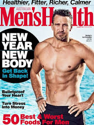 Survivor S Australian Hunk Lee Carseldine Shirtless On The Cover Of Men S Health Australia Magazine Jan 2017 Mens Health Mens Health Magazine Men
