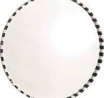 Black and White Marble Mirror
