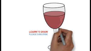 Learn how to draw step by step in a fun way!come join and follow us to learn how to draw. Easy Step For Kids How To Draw A Wine Glass Youtube
