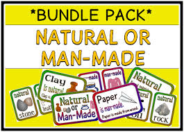 This Bundle Pack Consists Of 2 Different Sets Of Printables On Natural And Man Made Materials 42 Pages In To Bundle Pack Natural Resources Activities Bundles