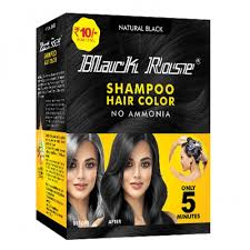 Rose retains her brown hair color. Black Rose Shampoo Hair Color Natural Black