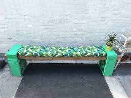 Diy Cement Block Bench Cement Block Bench Block Bench Cement Blocks