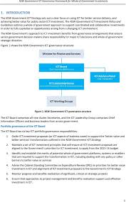 Nsw Government Ict Governance Framework For Whole Of