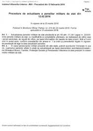 Cele mai noi știri economice din românia. Decizii De Actualizare Pensii Militare 6