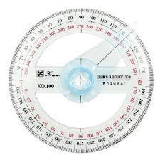 This revision has better text and mark locations. 10cm Plastic 360 Degree Protractor Ruler Angle Finder Swing Arm School Office Sale Banggood Com Sold Out Arrival Notice Arrival Notice