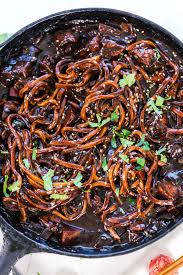 · black bean noodles is similar to beijing zha jiang mian. Korean Black Bean Noodles Jjajangmyeon Bowl Me Over