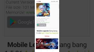 This game has made me interested in. Mobile Legends Bang Bang 1 5 26 Apk Mod Money One Hit Map Android Youtube