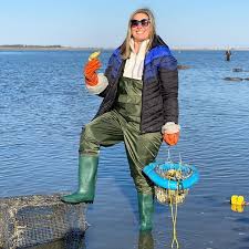 What An Epically Gorgeous Day For My First Oyster Harvest I M All About These Waders And I M All About Eating These Stay Tuned Waders Preppy Preppy Style