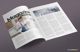 Download 14 Magazine Spread Mockups Zippypixels