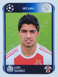 Long time after he got back into football, luis suarez played for ajax. NÂº 462 Luis Suarez Afc Ajax Uefa Champions Sold Through Direct Sale 80256889