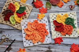 I decided to put it away since i had a defined spot to put it. Leaves Fall Crochet Granny Square Free Crochet Pattern By Kristyn Crochets