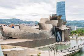 Art museum in bilbao, spain. Spektakulares Guggenheim Museum Bilbao Im Baskenland