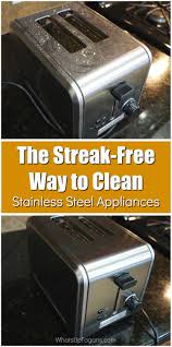 If your stainless steel appliances have rust spots, it's most likely due to damage of the chromium oxide layer. How To Clean Stainless Steel Appliances