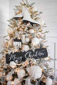 However, these days snowfall during christmas is also quickly becoming a dream! Winter Theme Flocked Christmas Tree Lolly Jane
