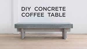 Before pouring the concrete make sure that the mold is very clean and level. Diy Coffee Table With A Concrete Top Youtube