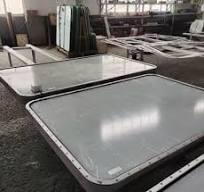 Aluminum Rectangular Fixed Marine Boat Glass Porthole ...