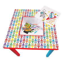 Grow N Up Crayola Wooden Table Chairs Set Wooden Table And Chairs Wooden Tables Chalkboard Table Top