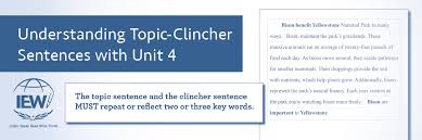 How To Write A Clincher Sentence That'S Memorable