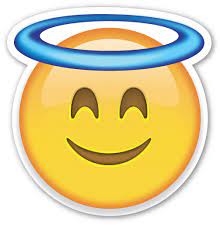 Smiling Face With Halo Emojis Emoticones De Whatsapp Imagenes De Emojis