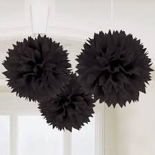 Black And Gold Pom Poms Decorations The Smartest And Most Economical Diy Tissue Pom Poms You Can Make Right Now Pom Pom Decorations Ball Decorations Party Decorations