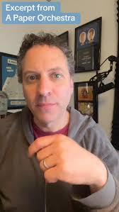 Excerpt from A Paper Orchestra #apaperorchestra #comedybook #instagrambook 