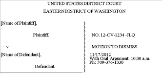 Local Civil Rules Eastern District Of Washington Eastern District Of Washington