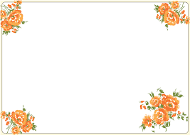 If you love the season of fall, then you must be fond of the orange shade. Vector Watercolor Flowers Border 811 552 Transprent Orange Flower Border Png 811x552 Png Clipart Download
