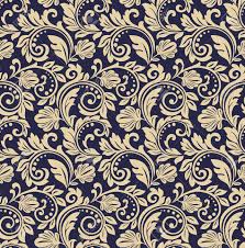 Deco floral arte floral my flower beautiful flowers dark flowers illustration blume colorful roses floral arrangements flower arrangement. Flower Pattern Seamless Dark Blue And Gold Ornament Graphic Royalty Free Cliparts Vectors And Stock Illustration Image 100905572