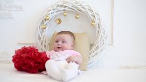 Little Cute Baby In Pink Stock Footage Video 100 Royalty Free 25819316 Shutterstock