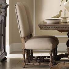 The first thing you should know is that dining chairs are broken up into two main categories: Hooker Furniture Sorella 5107 75510 Upholstered Dining Side Chair With Turned Stretcher And Nailhead Trim Gill Brothers Furniture Dining Side Chairs