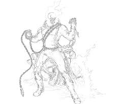 Set off fireworks to wish amer. Drawing Ghost Rider 82037 Superheroes Printable Coloring Pages