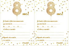 Carte anniversaire imprimer sur pinterest 60 ans, invitation. Invitation Anniversaire Nos Plus Belles Cartes Gratuites A Imprimer