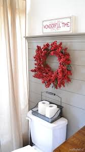 Maybe you would like to learn more about one of these? Beneath My Heart S Christmas Home Tour Part One Beneath My Heart Christmas Bathroom Decor Christmas Bathroom Holiday Wall Decor