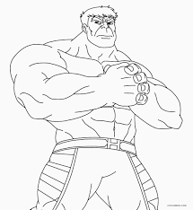 The incredible hulk of the avengers. Free Printable Hulk Coloring Pages For Kids