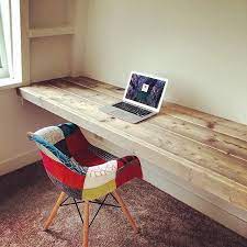 bureau floating desk steigerhout te koop bij w00tdes flickr minimalist home shelf decor bedroom home office design
