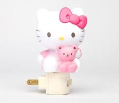 Hello Kitty Night Light Strawberry Hello Kitty Bedroom Hello Kitty House Hello Kitty Lamp