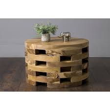You Ll Love The Bandla Coffee Table At Joss Main With Great Deals On All Products And Free Shipping Drum Coffee Table Coffee Table Wood Round Coffee Table