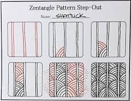 The pencil line will become part of the pattern. Afbeeldingsresultaat Voor Zentangle Patterns For Beginners Step By Step Zentangle Dessins Zentangle Dessin Geometrique