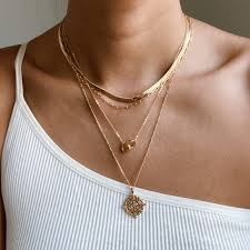 Callie Chain Necklace 16 In 2021 Trendy Necklaces Necklace Outfit Stacked Necklaces