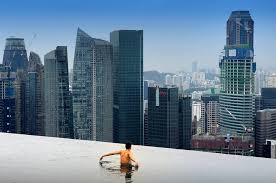 Infinity Pool Check Out This View Japan Sands Hotel Singapore Sands Singapore Sands Resort