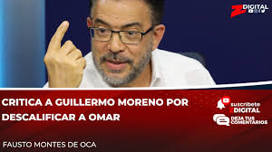 Critica a Guillermo Moreno por descalificar a Omar