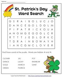 Patrick's day with this themed crossword. A Puzzle For St Paddy S Day